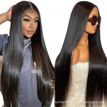 Rebecc Straight Wave Transparent Hd Full Lace Human Hair Wig Brazilian 360 Lace Frontal Wigs, 13x4 Human Hair Hd Lace Front Wigs